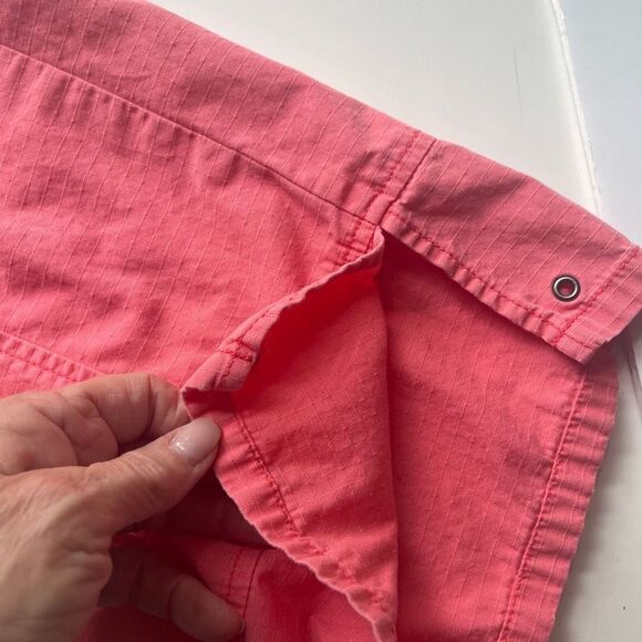 Calvin Klein Women's High Rise Cropped‎ Pants Pink Coral Size 16 - Picture 8 of 13